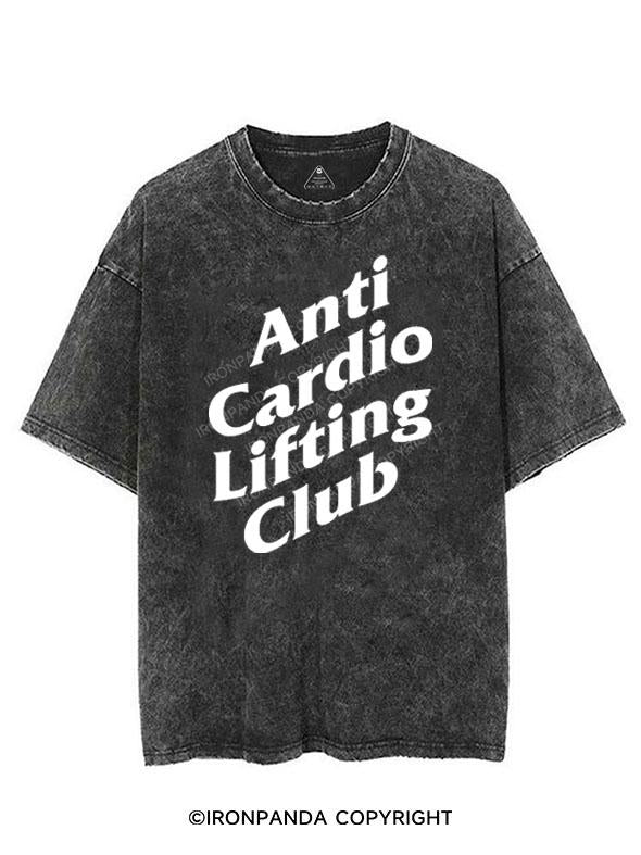 ANTI CARDIO LIFTING CLUB VINTAGE GYM SHIRT