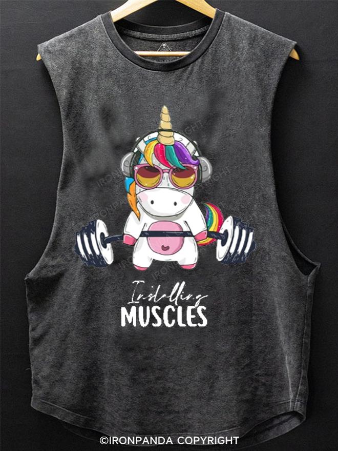 Muscular Unicorn SCOOP BOTTOM COTTON TANK