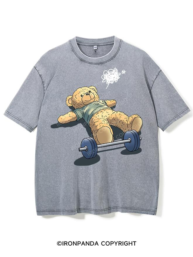 TEDDY'S BENCH HUSTLE VINTAGE GYM SHIRT