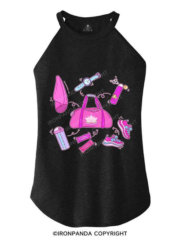 READY, SET, SWEAT TRI ROCKER COTTON TANK