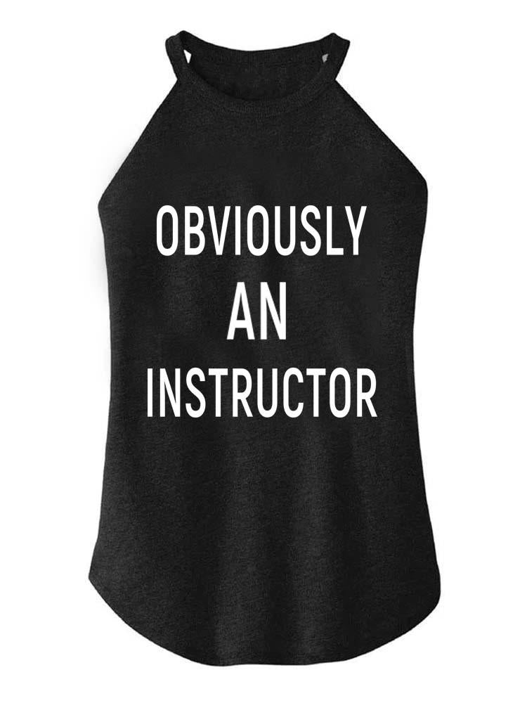 AN INSTRUCTOR TRI ROCKER COTTON TANK