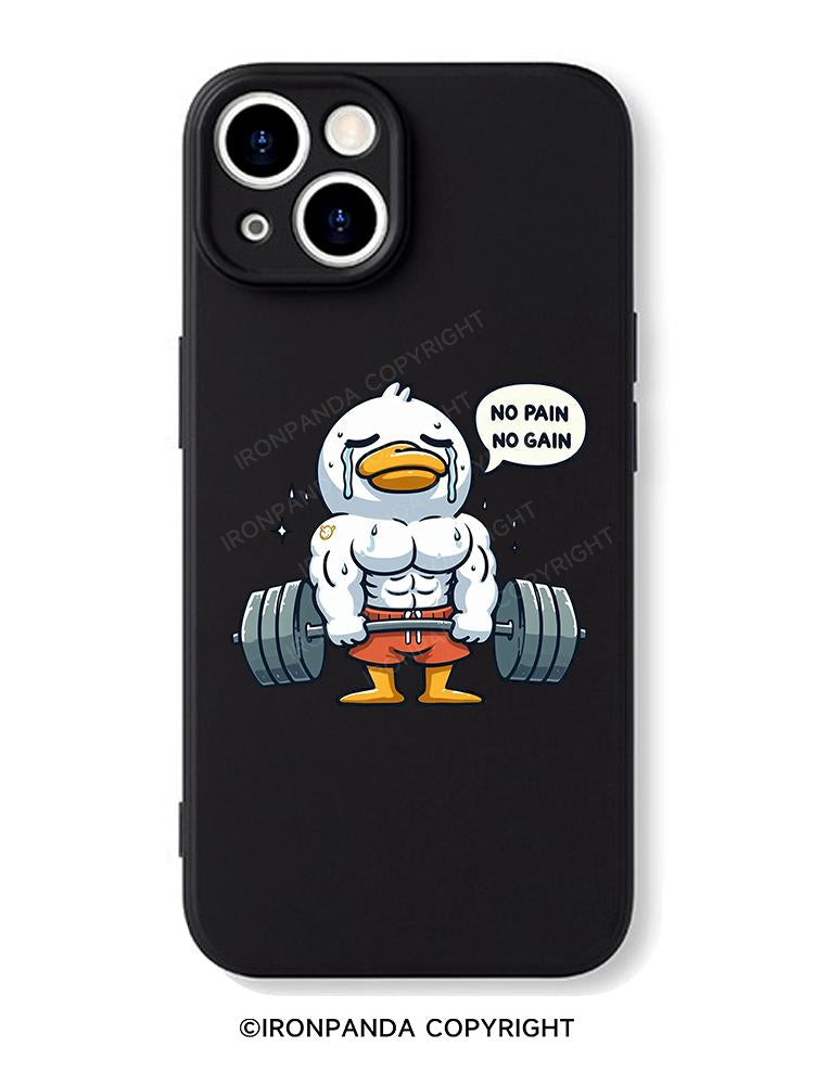 No Pain No Gain Duck iPhone Case