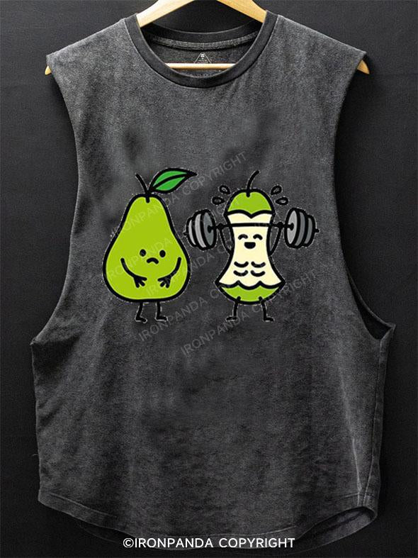 LIFTING PEAR SCOOP BOTTOM COTTON TANK