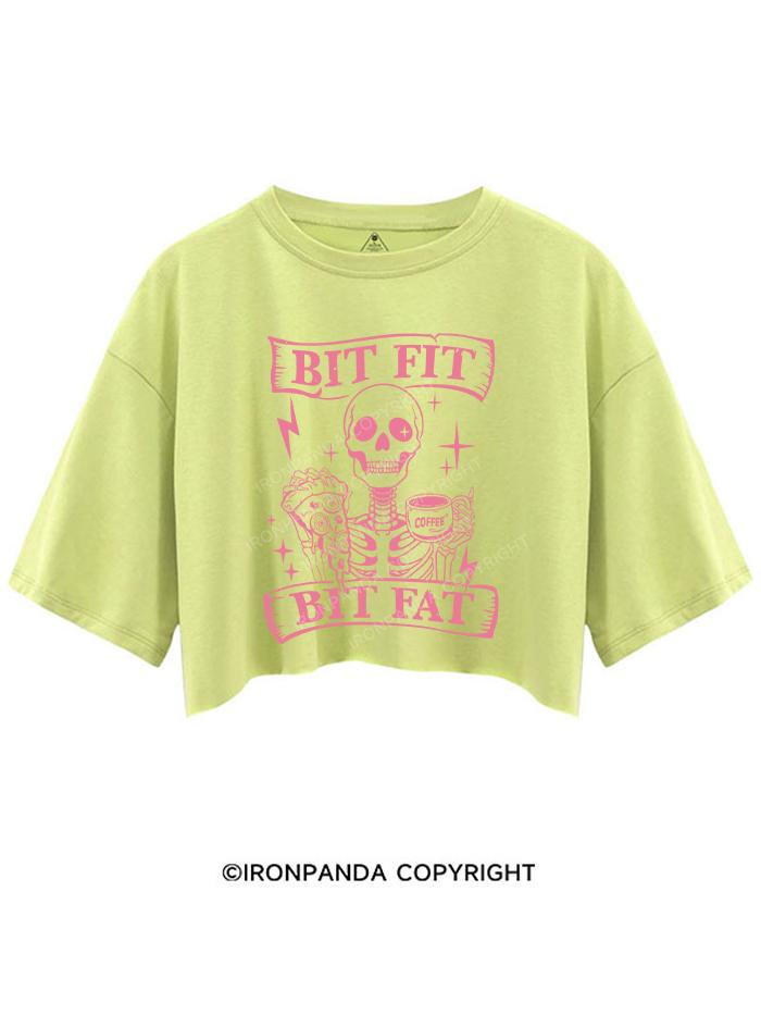 BIT FIT BIT FAT CROP TOPS