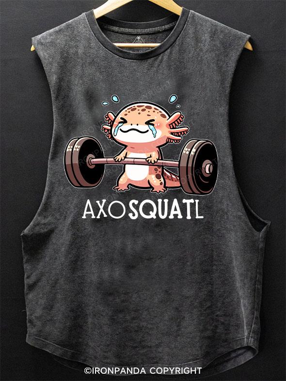 AXOSQUATL SCOOP BOTTOM COTTON TANK