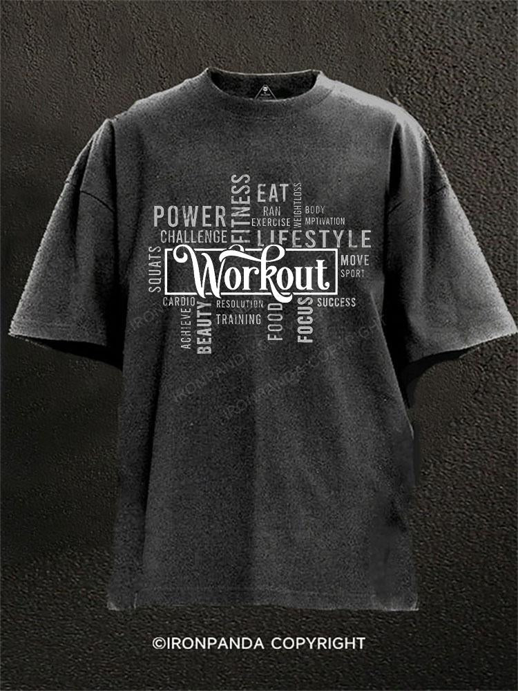 Workout Washed Gym Shirt