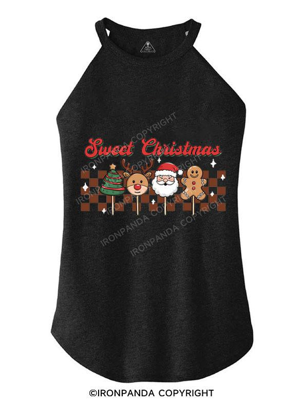 SWEET CHRISTMAS TRI ROCKER COTTON TANK