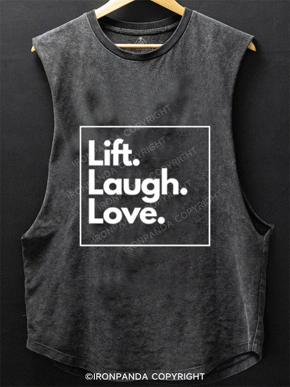 LIFT LAUGH LOVE SCOOP BOTTOM COTTON TANK