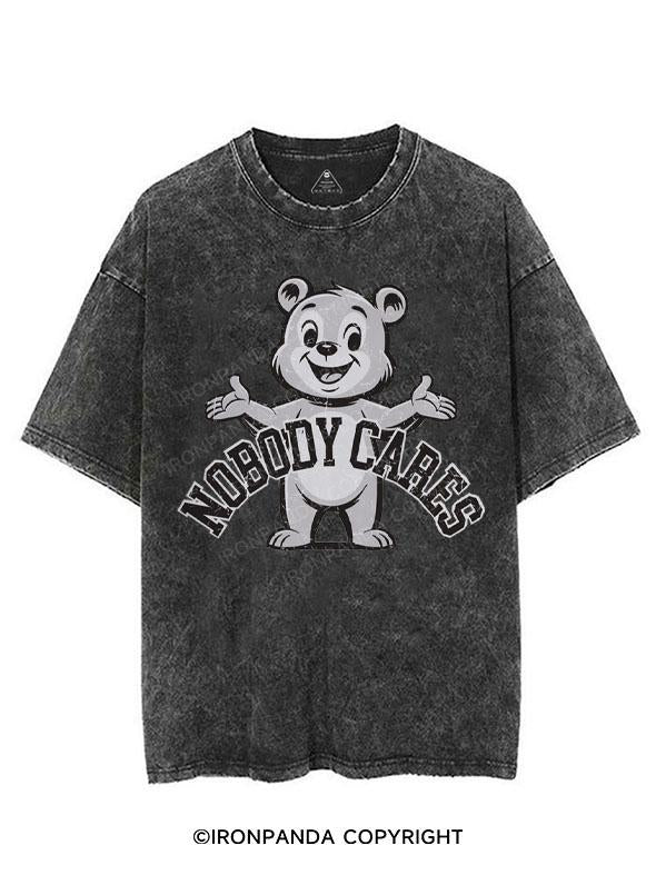 NOBODY CARES VINTAGE GYM SHIRT