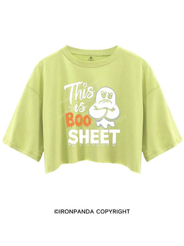 THIS IS BOO SHEET CROP TOPS