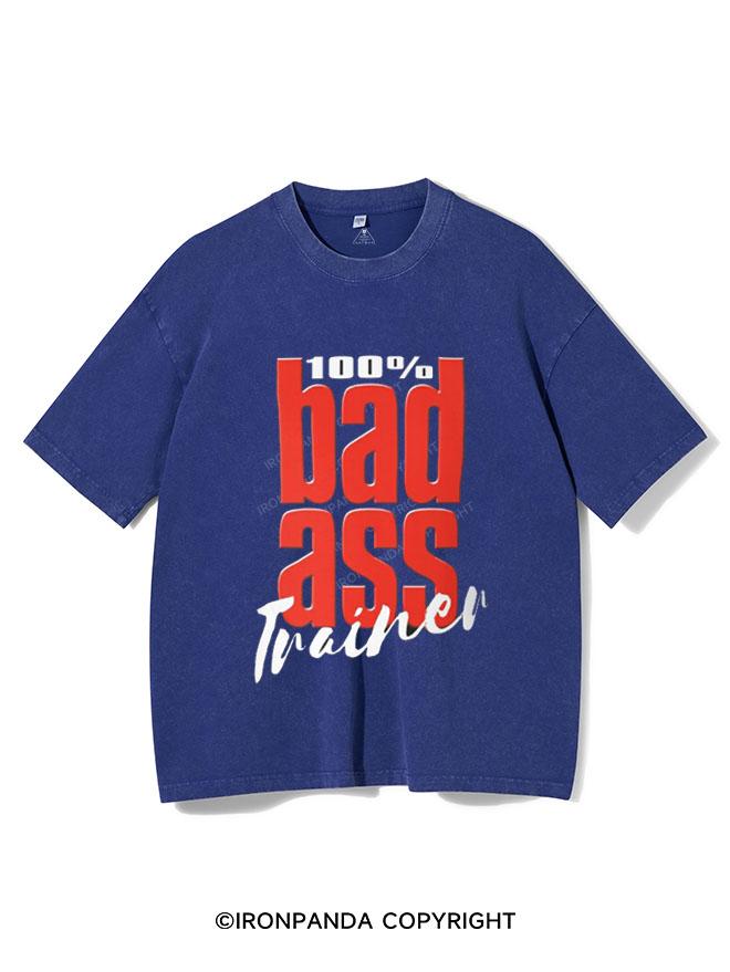 BADASS TRAINER VINTAGE GYM SHIRT