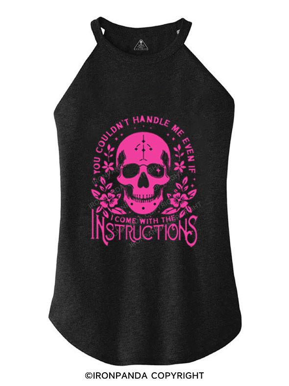 YOU COULDN'T HANDLE ME TRI ROCKER COTTON TANK