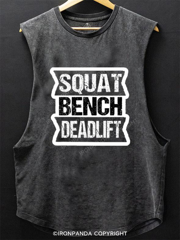 SQUAT BENCH DEADLIFT SCOOP BOTTOM COTTON TANK