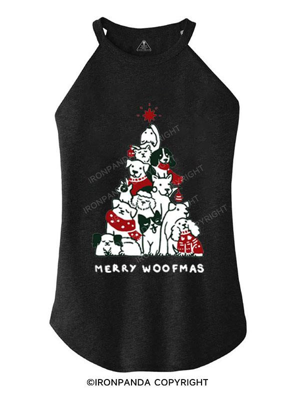 MERRY WOOFMAS TRI ROCKER COTTON TANK