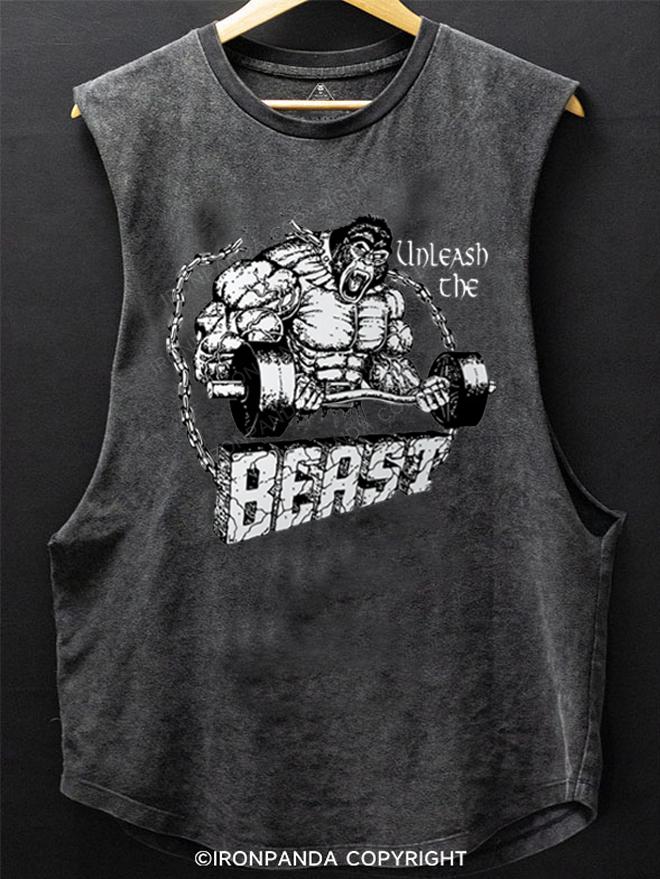 unleash the beast Gorilla SCOOP BOTTOM COTTON TANK