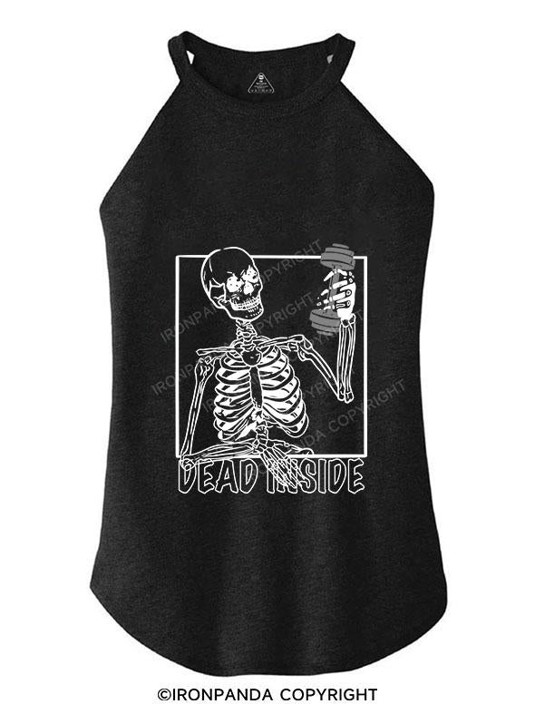 DEAD INSIDE TRI ROCKER COTTON TANK