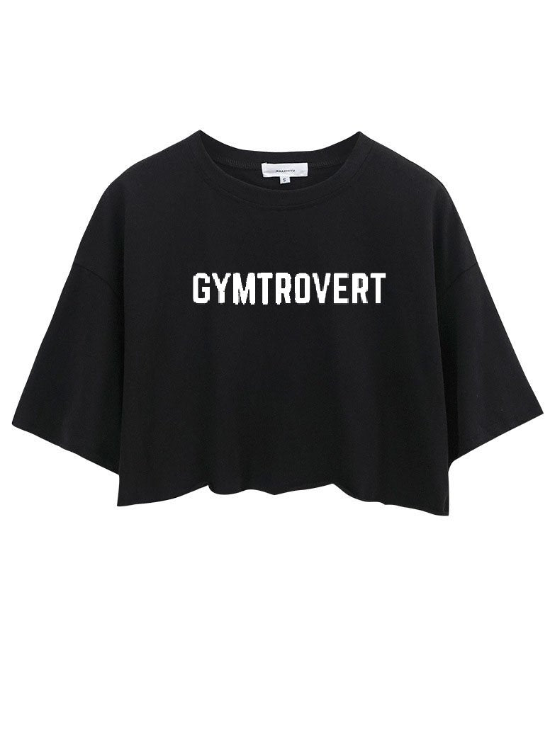 Gymtrovert  Crop Tops