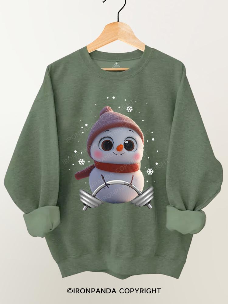 snowman deadlift  Gym Sweatshirt