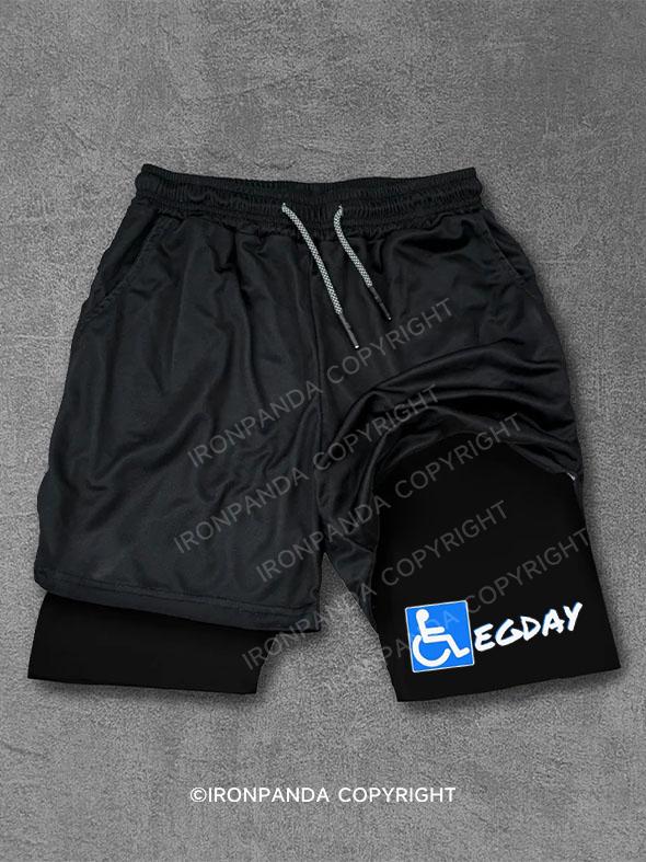 LEGDAY DISABLED SIGN Performance Training Shorts