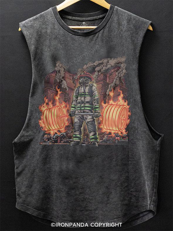 Firefighter SCOOP BOTTOM COTTON TANK