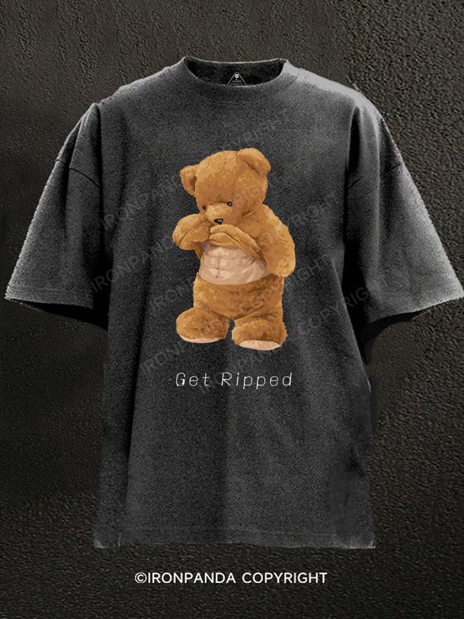 get ripped Washed Gym Shirt