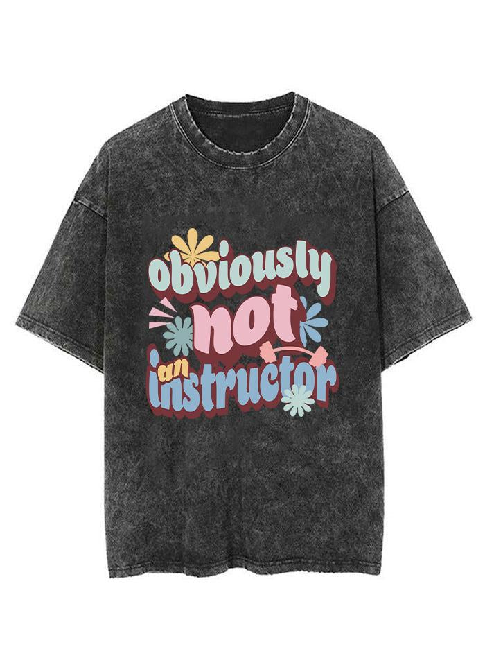 obviously not instructor vintage Gym Shirt