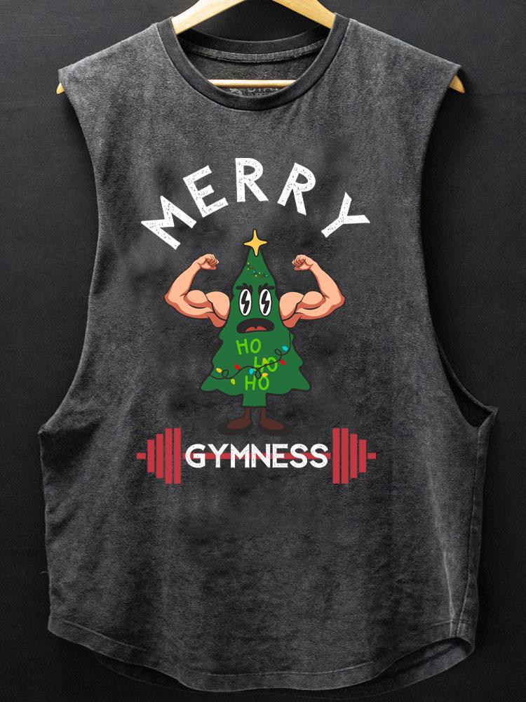 merry gymness SCOOP BOTTOM COTTON TANK