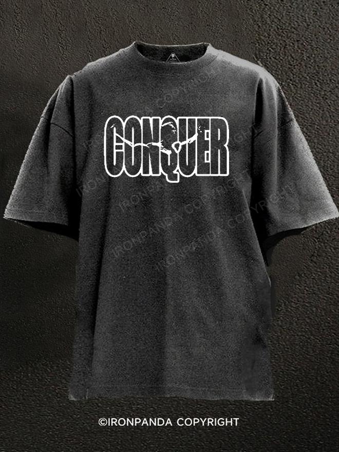 Conquer Washed Gym Shirt