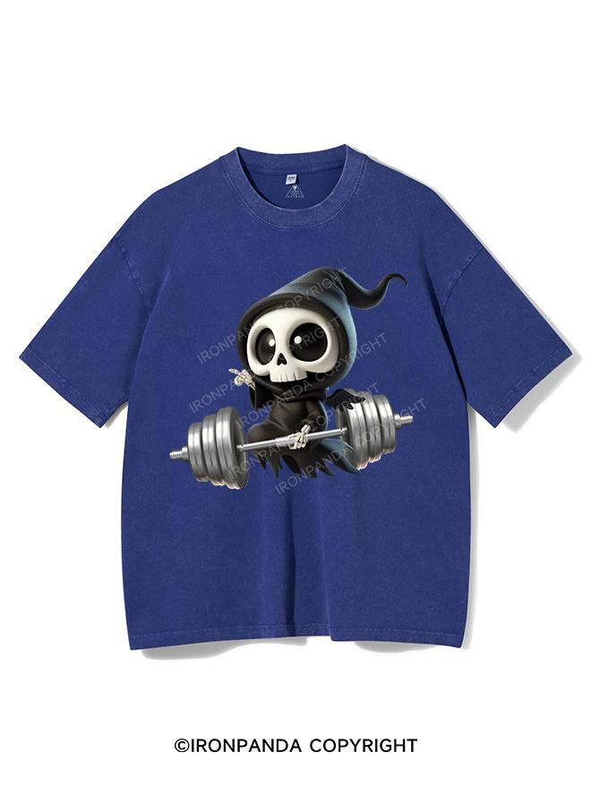 DEADLIFT WITH DEATH VINTAGE GYM SHIRT