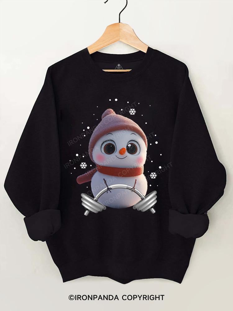 snowman deadlift  Gym Sweatshirt