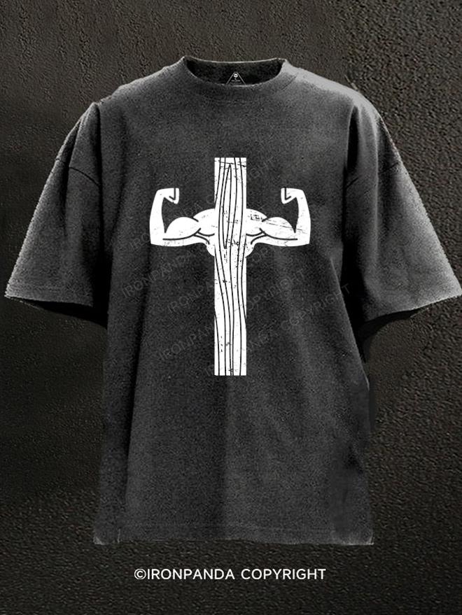 Christian Buff Workout Washed Gym Shirt