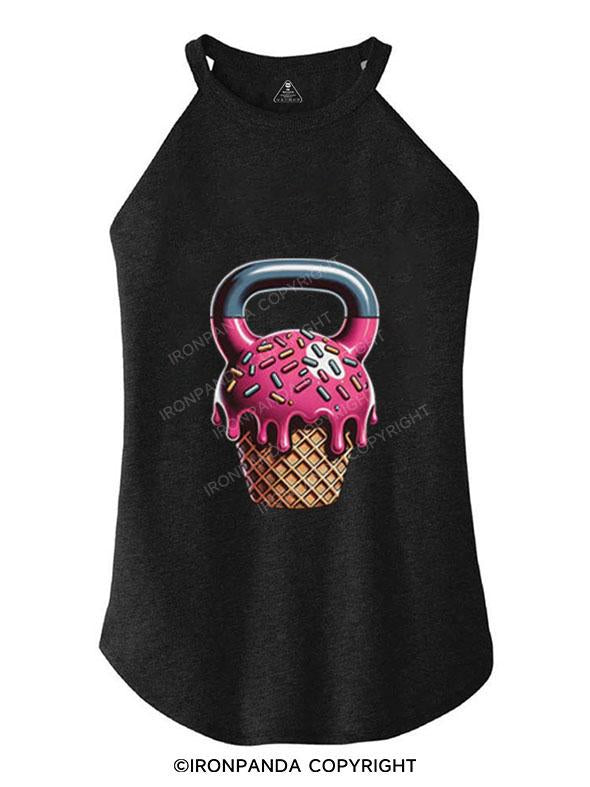 ICE CREAM BARBELL TRI ROCKER COTTON TANK