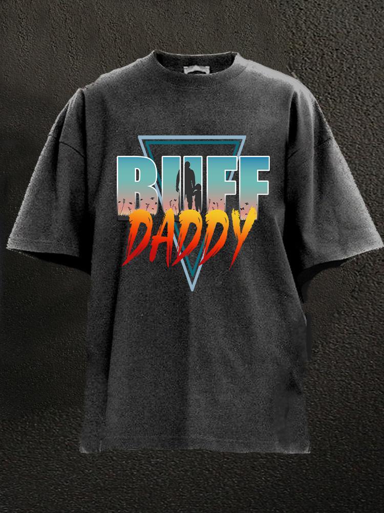 buff daddy Washed Gym Shirt