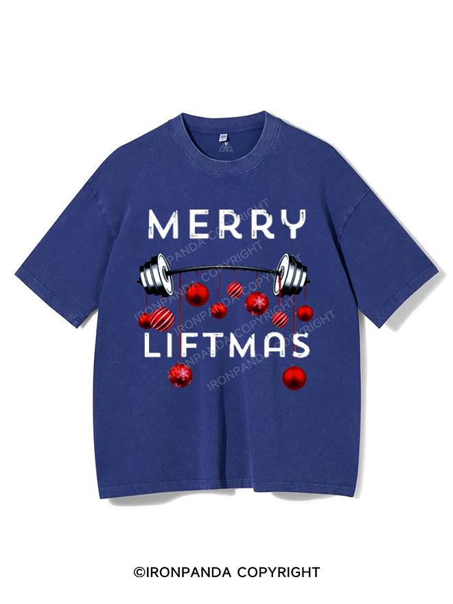 MERRY LIFTMAS VINTAGE GYM SHIRT