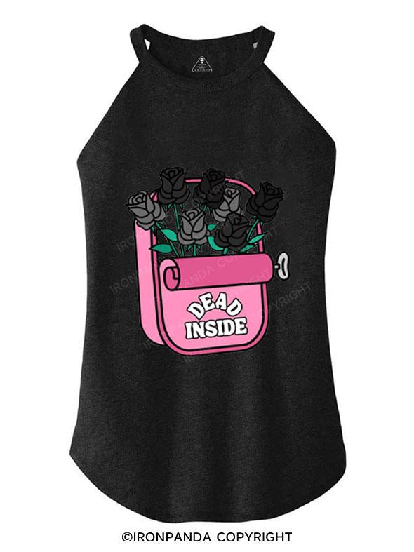 DEAD INSIDE TRI ROCKER COTTON TANK