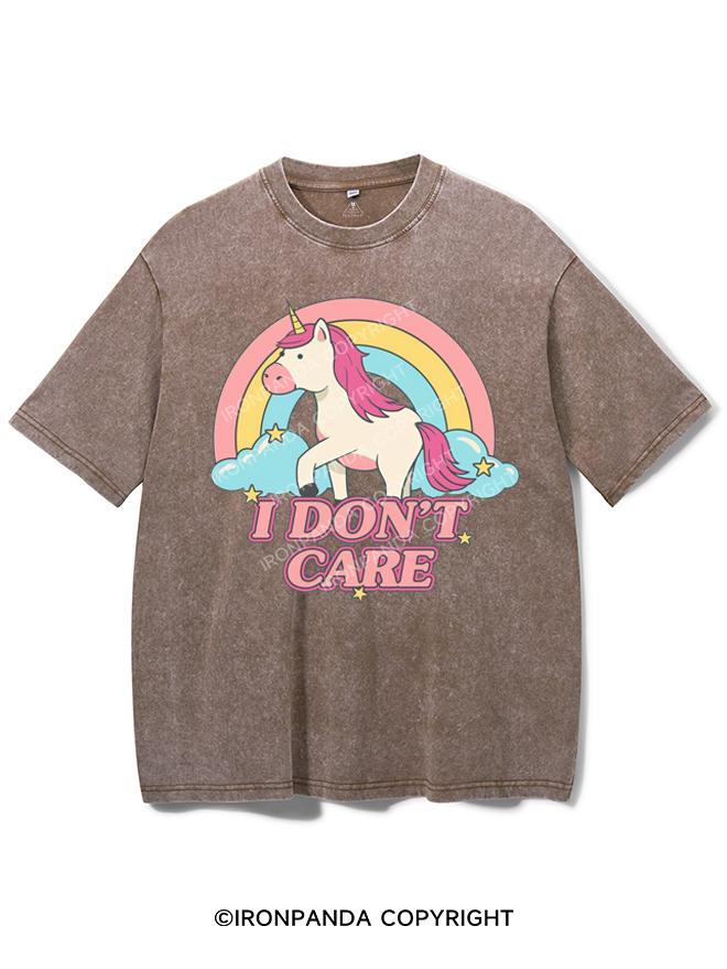 I DON'T CARE VINTAGE GYM SHIRT