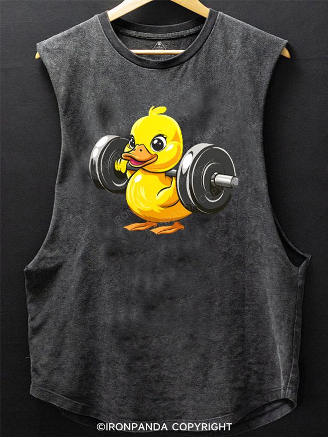 Gym Duck SCOOP BOTTOM COTTON TANK