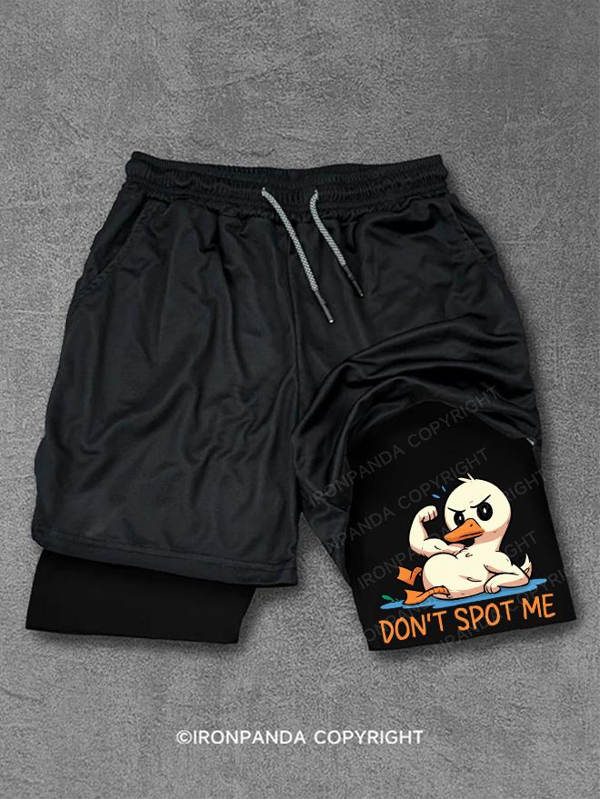 DON'T SPOT ME Performance Training Shorts