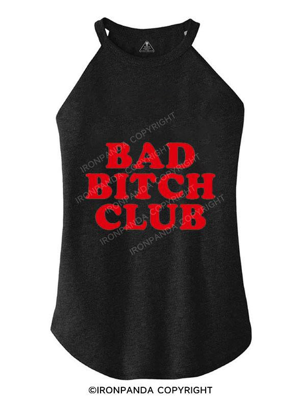 BAD BITCH CLUB TRI ROCKER COTTON TANK