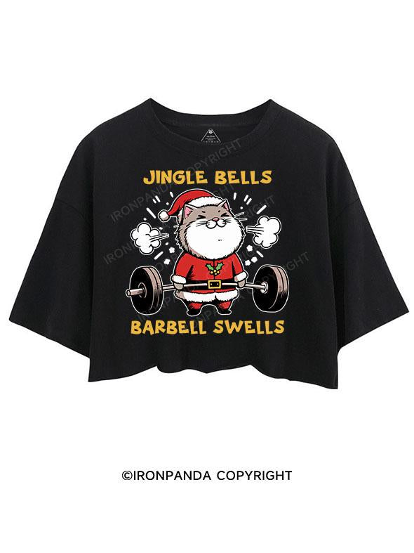 JINGLE BELLS BARBELL SWELLS CROP TOPS