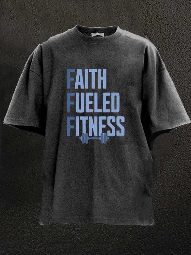 Faith Fueled Fitness Washed Gym Shirt