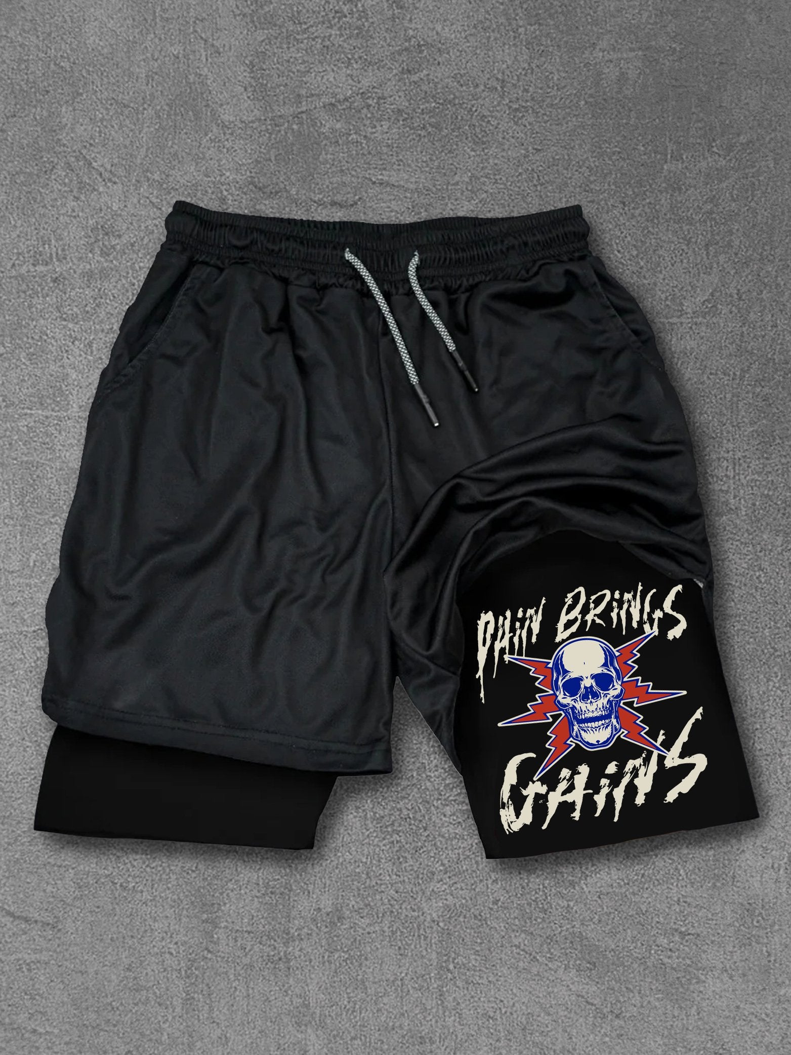 Pain Brings Gains Performance Training Shorts