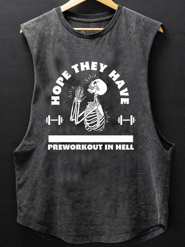 preworkout in hell BOTTOM COTTON TANK