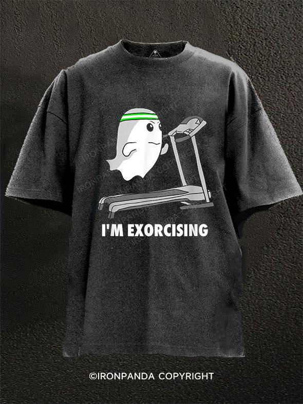 I'M EXORCISING Washed Gym Shirt