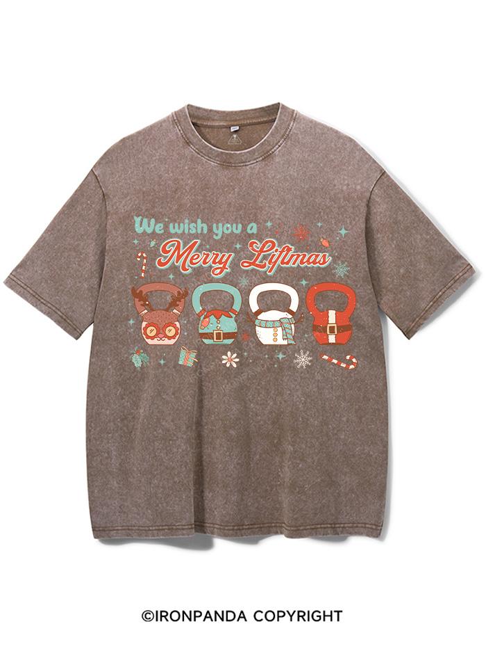 WE WISH YOU A MERRY LIFTMAS VINTAGE GYM SHIRT