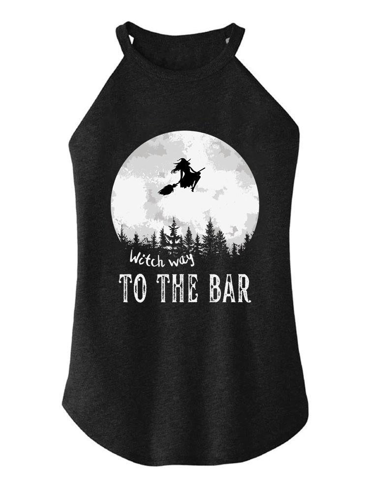 Witch way to the bar TRI ROCKER COTTON TANK