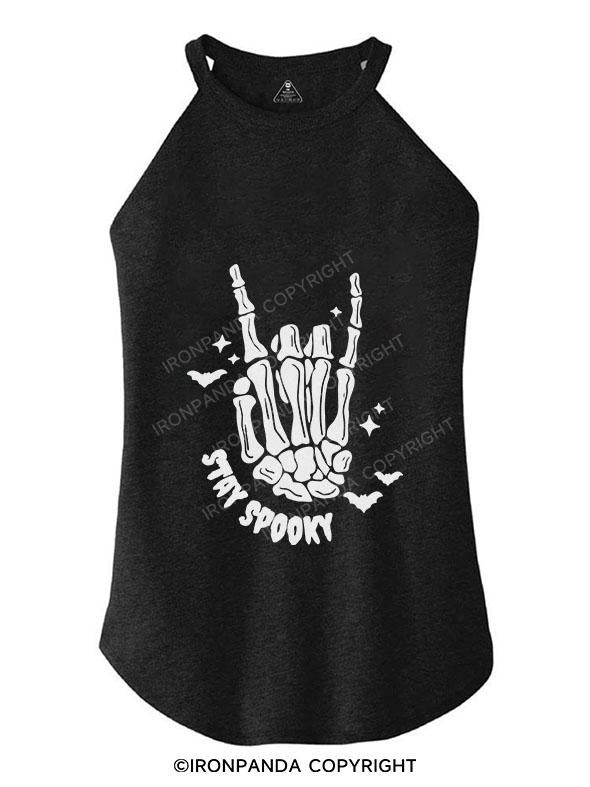 Stay Spooky TRI ROCKER COTTON TANK