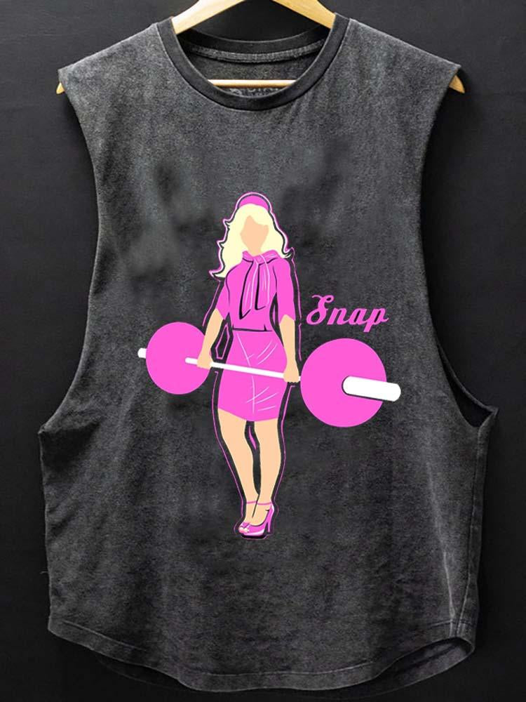 Barbell woman SCOOP BOTTOM COTTON TANK