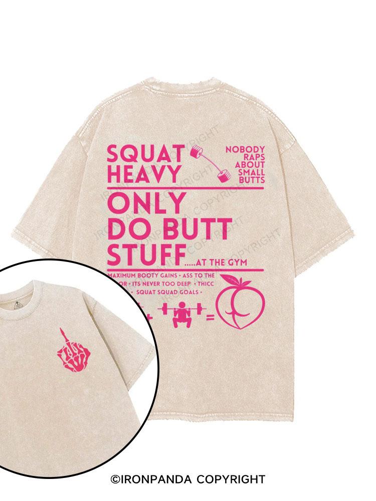 Squat Heavy printed Gym Shirt