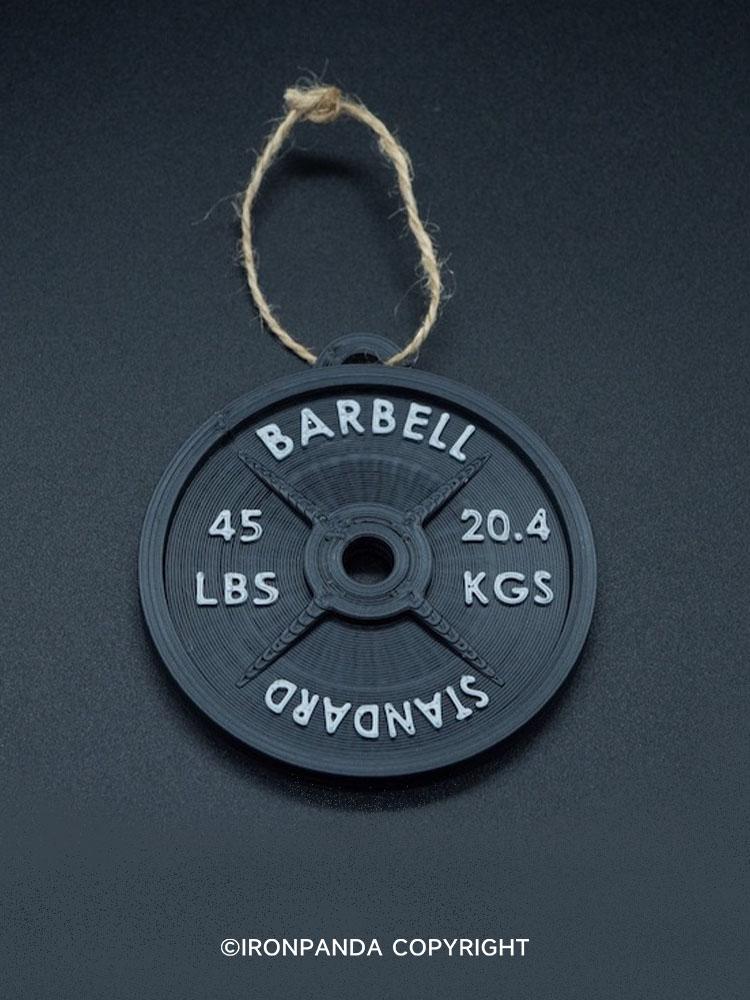 IronPanda Weight Plate Ornament